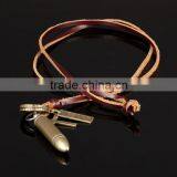 Hot Sale 2016 Fashion Bullet Mens Titanium Necklace Cord Wholesale thumbnail-3