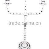 White Candelabra, Candelabra 3 Candle, Wedding Candelabra, Candle Holder thumbnail-1