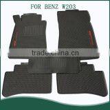 China Manufacturer Supply OEM Full Set Type Rubber Car Floor Mats For BENZ W203 thumbnail-2