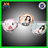 Metal Round Shape Pocket Makeup Cosmetic Mirror thumbnail-2