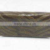 Fashion Emboss Random Stripe Pattern Camel Leather Wallets thumbnail-1