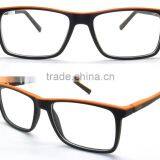 2016 New Item Double Color TR90 Optical Frame Glasses