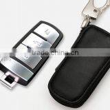 Car Genuine Leather Key Cover Case 3 Button Smart For Volkswagen VW Jetta MK6 Tiguan Passat Golf POLO CC 012 thumbnail-6