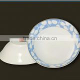 Flower pizza bowl / ceramic bowl,pretty designs porcelain bowl,salad bowl with nice decal