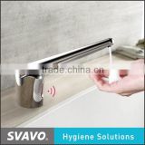 Deck mounted faucet type foam soap dispenser large bottle soap dispenser V-SEN3075
