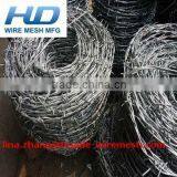 electric galvanized, polymer coated Barbed Wire ring carboard packed then pallet