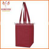 Chinese Manufactory 4 Bottle Wine Tote Bag e With Dividers Pockets thumbnail-3