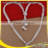 Beautiful Plated China Wholesale 925 Silver Jewelry Set thumbnail-3