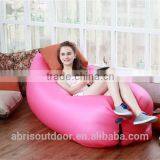 Lazy Inflatable fabric air bed bag for camping