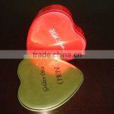 Heart-shaped Jewelry Tin Box