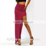2015 HOT Women's Lady High Waist Side Open Leg Slit Long Maxi Dress Pencil Skirt thumbnail-4