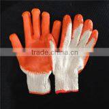 Rubber Coated Orange Poly Cotton Lined Latex Gloves for Industrial thumbnail-2