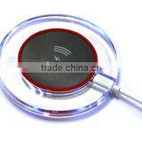 High Quality Crystal Fantasy Wireless Charger Qi Standard Wireless Charger Pad Wireless Phone Charger for Samsung S6 Nokia HTC thumbnail-3