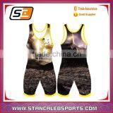Stan Caleb Stripes Custom Sewn Wrestling Singlet thumbnail-1