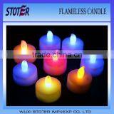 Hot Sale Courlorful Flameless Tea Light Candle thumbnail-2