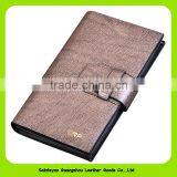 16233 China Supplier Nice Design Brown Leather Custom Passport Holder thumbnail-1