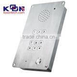 Stainless Steel Robust Aluminium Alloy Industrial Telephone Weatherproof Phone KNZD-15 thumbnail-1
