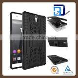 For Sony C5 Ultra Armor Slim Case Armor Rugged Kickstand Heavy Duty TPU+PC 2 in 1 Case For Sony C5 Ultra Shockproof Case thumbnail-1