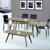 Dining Table Furniture Wooden No Folding Dining Table