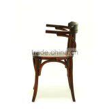 High Quality Sofa With Wood Frame Restaurant Banquet Brown Antique Chair thumbnail-3