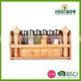 Hot New Products for 2016 Cheap and Modern Kitchen Bamboo Spice Rack Set thumbnail-4