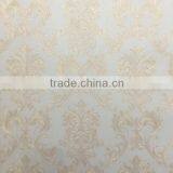 Vinyl Wallpaper With Golden European Flowers for House thumbnail-3