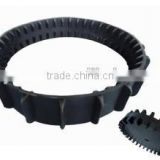 customizable rubber track ,crawlers for Automatic robot vehicle chassis/undercarriage