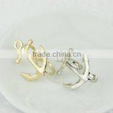 Fashion Jewelry Boat Anchor Dual Silver Ring thumbnail-5