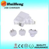 Hot sales 4 port usb wall charger with eu plug 5v 2a micro usb charger