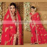 Concinnonous Pink Cotton Saree/designer Sarees Online Shopping thumbnail-4