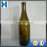 ANTIQUE GREEN BROWN GLASS CHEAP WINE BOTTLE 750ML thumbnail-1