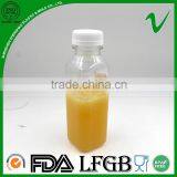 PET Clear Square 325ml Plastic Bottle for Beverage thumbnail-3