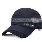 2016 Fashionable Suede Pure Color Custom Baseball Cap