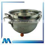 Fashion design stainless steel fruit colander bowl for kitchen