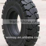 7.00-12/5.00 Resilient Rubber Tires , Airless Tires thumbnail-1