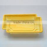 Yellow Disposable Plastic Food Container With Lid thumbnail-5