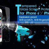Clear Protective Film for Mobile Phone/tempered Glass Screen Protector/iphone 6 Screen Protector thumbnail-1