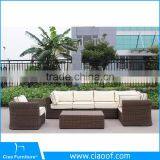 Hotel Handwoven Rattan Sofa Set Beer Garden Furniture thumbnail-2