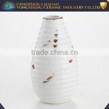 Home Decorative Mini Stoneware Vase,embossed Flower Vase thumbnail-1