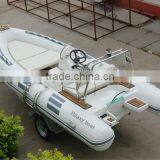 Rigid Inflatable Fiberglass Rowing Boat for Sale thumbnail-1