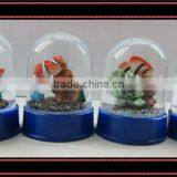 Plastic Sea World Goldfish Snow Globes thumbnail-1