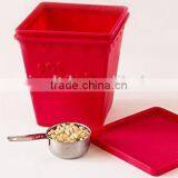 Microwave Safe Printed Popcorn Bucket Silicone Popcorn Maker thumbnail-6