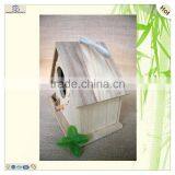 Sun Flower Door Swing Wood Bird Nest Cage thumbnail-4