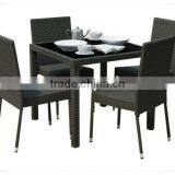 High Quality 5pcs Outdoor PE Wicker Furniture Dining Set