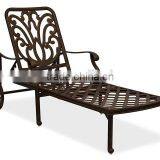 SIGMA Cast Aluminum Furniture Back Adjustable Sun Lounger thumbnail-1