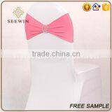 Hot Sale Beautiful Spandex Chair Sashes With Buckle thumbnail-5