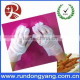 disposable plastic polyethylene glove