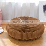 Weshine-Modern Accordion Paper Home Furniture Cattail Hassock thumbnail-2