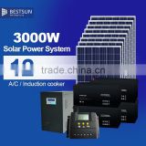 Bestsun good design on grid solar panel 1000watt 2kw 3kw 4kw 5kw 6kw solar system for home