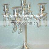 Candelabra With Crystal Attachment,Candelabra For Wedding And Decoration,Aluminum Candelabras thumbnail-1